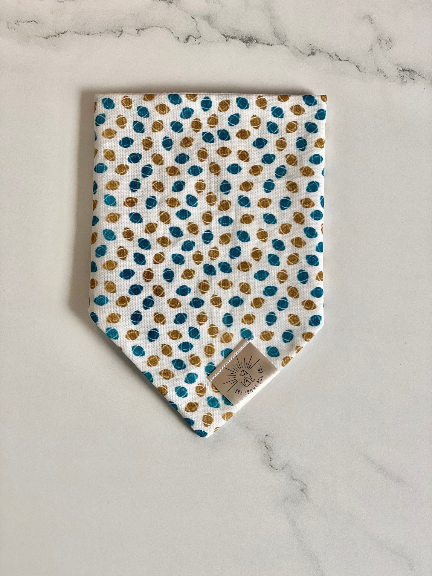 Over the Collar Dog Bandana-Jacksonville Jaguars-Personalized Dog Bandana-Customized Dog Bandana-Dog Gift-NFL Dog Bandana-Football Bandana