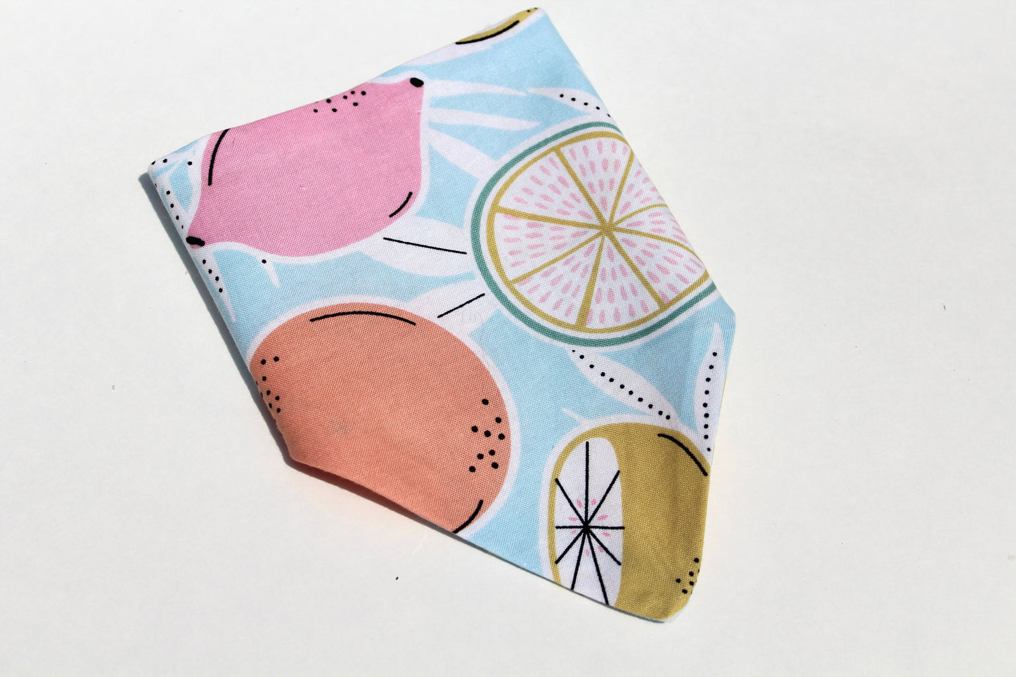 Over the Collar Dog Bandana-Fruity-Dog Mom Gift-Personalized Dog Bandana-Customized Dog Bandana-Dog Gift-Fruit Print Dog Bandana-Summer Dog