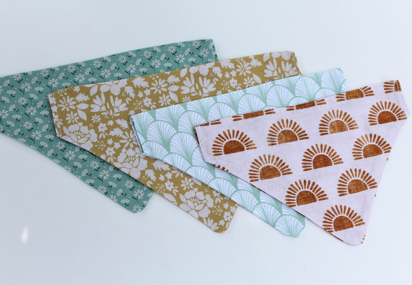 Over the Collar Dog Bandana - Sunny Dog - Dog Mom Gift - Personalized Dog Bandana - Customized Dog Bandana - Dog Gift -Sun Print Dog Bandana