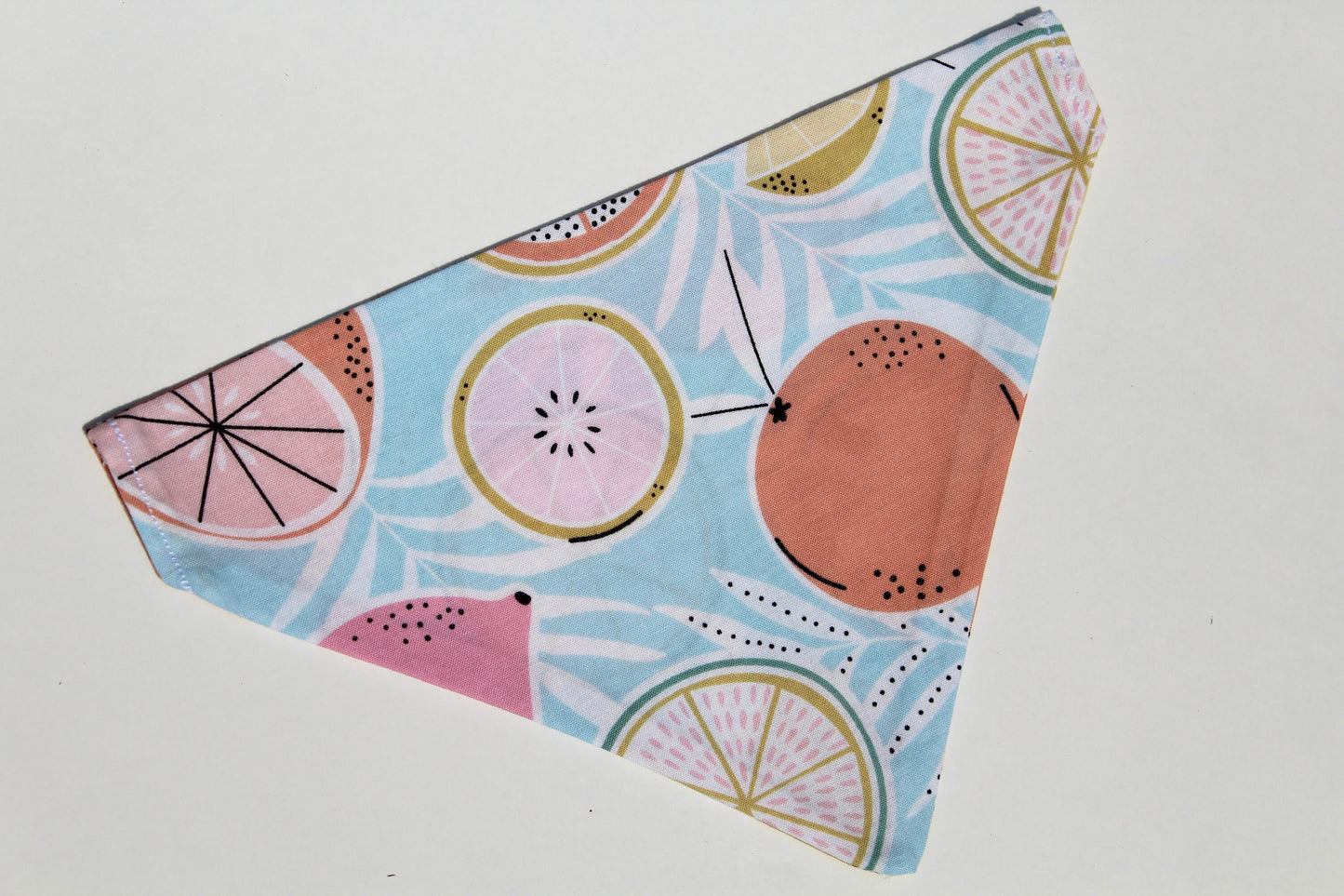 Over the Collar Dog Bandana-Fruity-Dog Mom Gift-Personalized Dog Bandana-Customized Dog Bandana-Dog Gift-Fruit Print Dog Bandana-Summer Dog