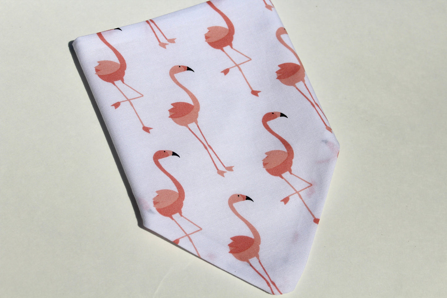 Over the Collar Dog Bandana -Flamingo-Dog Mom Gift-Personalized Dog Bandana-Customized Dog Bandana-Dog Gift-Flamingo Print Dog Bandana