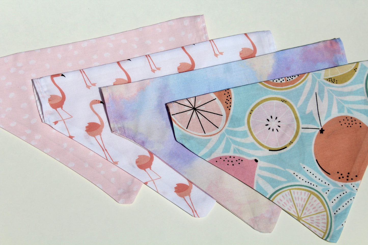 Over the Collar Dog Bandana -Flamingo-Dog Mom Gift-Personalized Dog Bandana-Customized Dog Bandana-Dog Gift-Flamingo Print Dog Bandana
