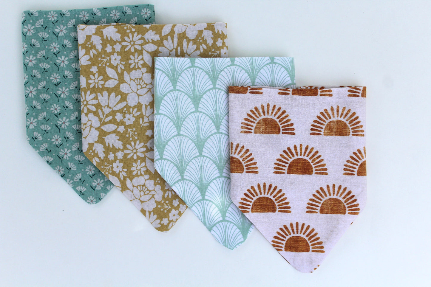 Over the Collar Dog Bandana - Sunny Dog - Dog Mom Gift - Personalized Dog Bandana - Customized Dog Bandana - Dog Gift -Sun Print Dog Bandana