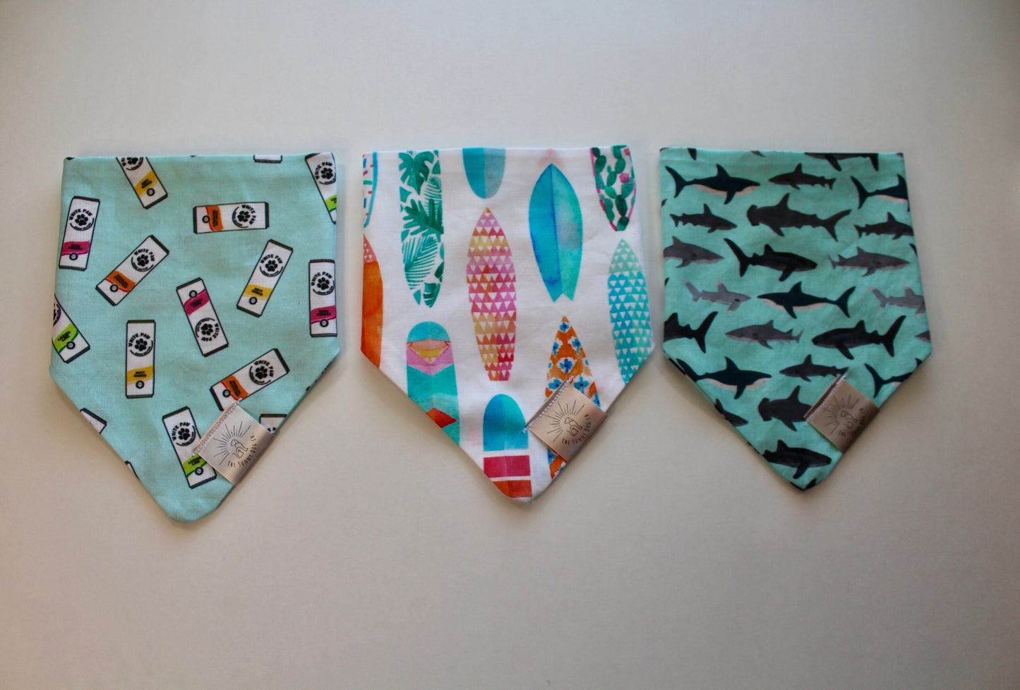 Over the Collar Dog Bandana-Shark Bandana-Dog Mom Gift-Personalized Dog Bandana-Customized Dog Bandana-Dog Gift-Shark Print Dog Bandana