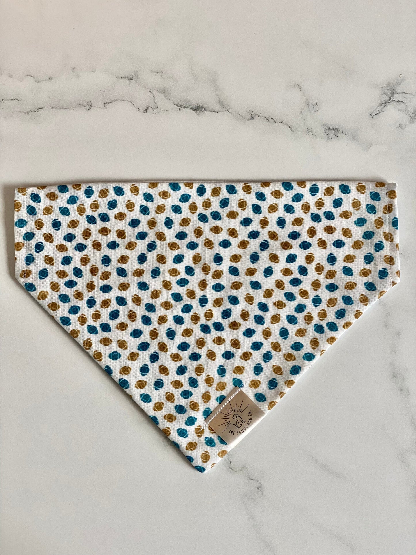 Over the Collar Dog Bandana-Jacksonville Jaguars-Personalized Dog Bandana-Customized Dog Bandana-Dog Gift-NFL Dog Bandana-Football Bandana