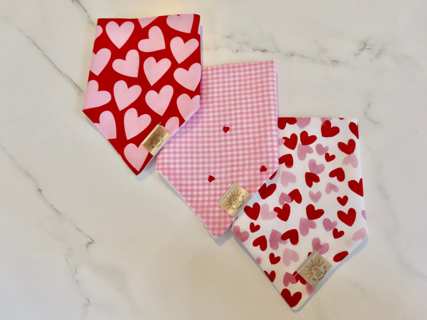 Over the Collar Dog Bandana-Sweetheart-Valentine’s Day-Heart Bandana-Personalized Dog Bandana-Customized Dog Bandana-Christmas Bandana
