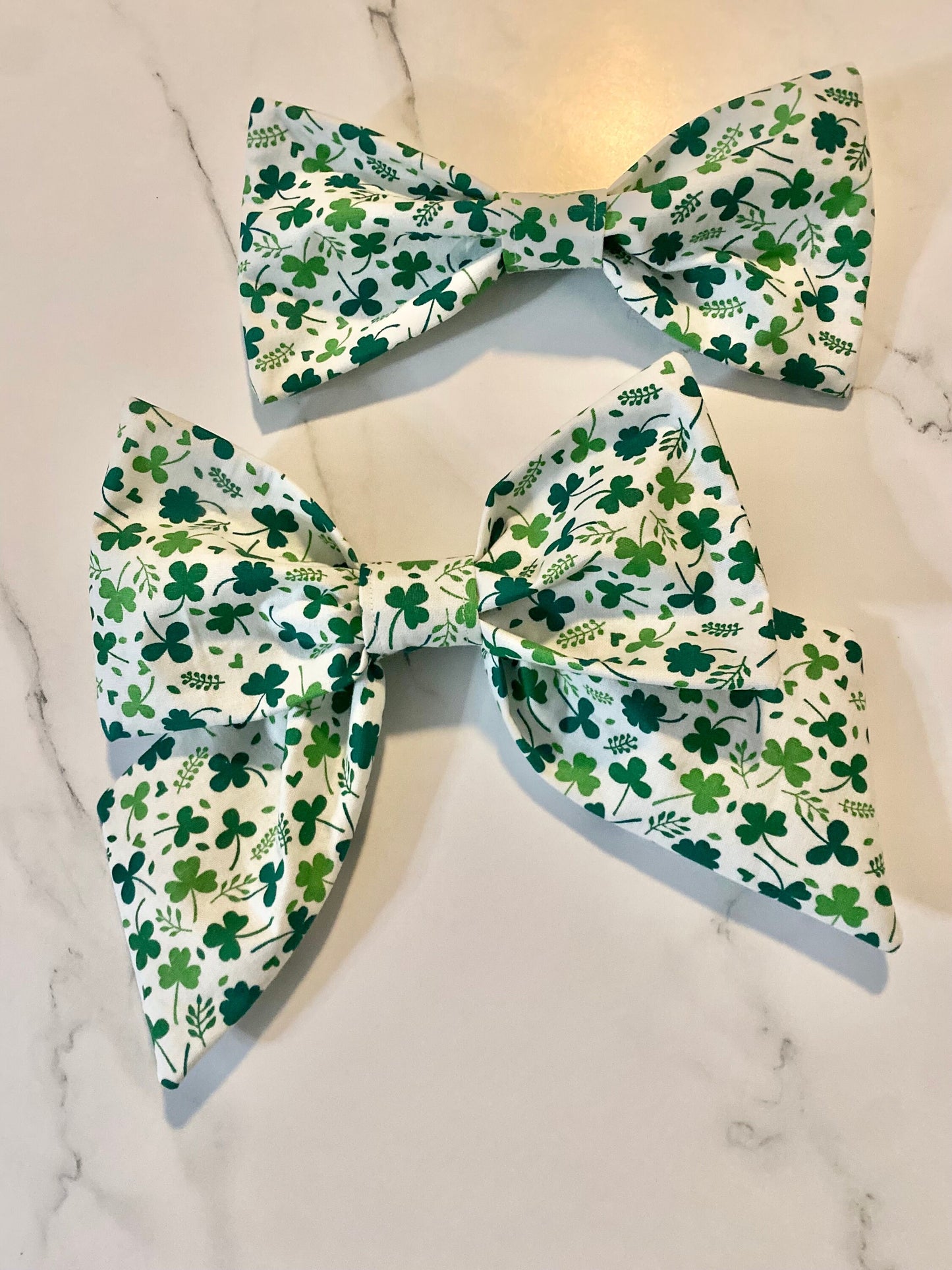 Over the Collar Dog Bow Tie-4 Leaf Clover Bow-Standard Bow-Sailor Bow-St. Patrick’s Day Dog Bandana-St. Paddy Day-Irish-St Patrick’s Day Gif
