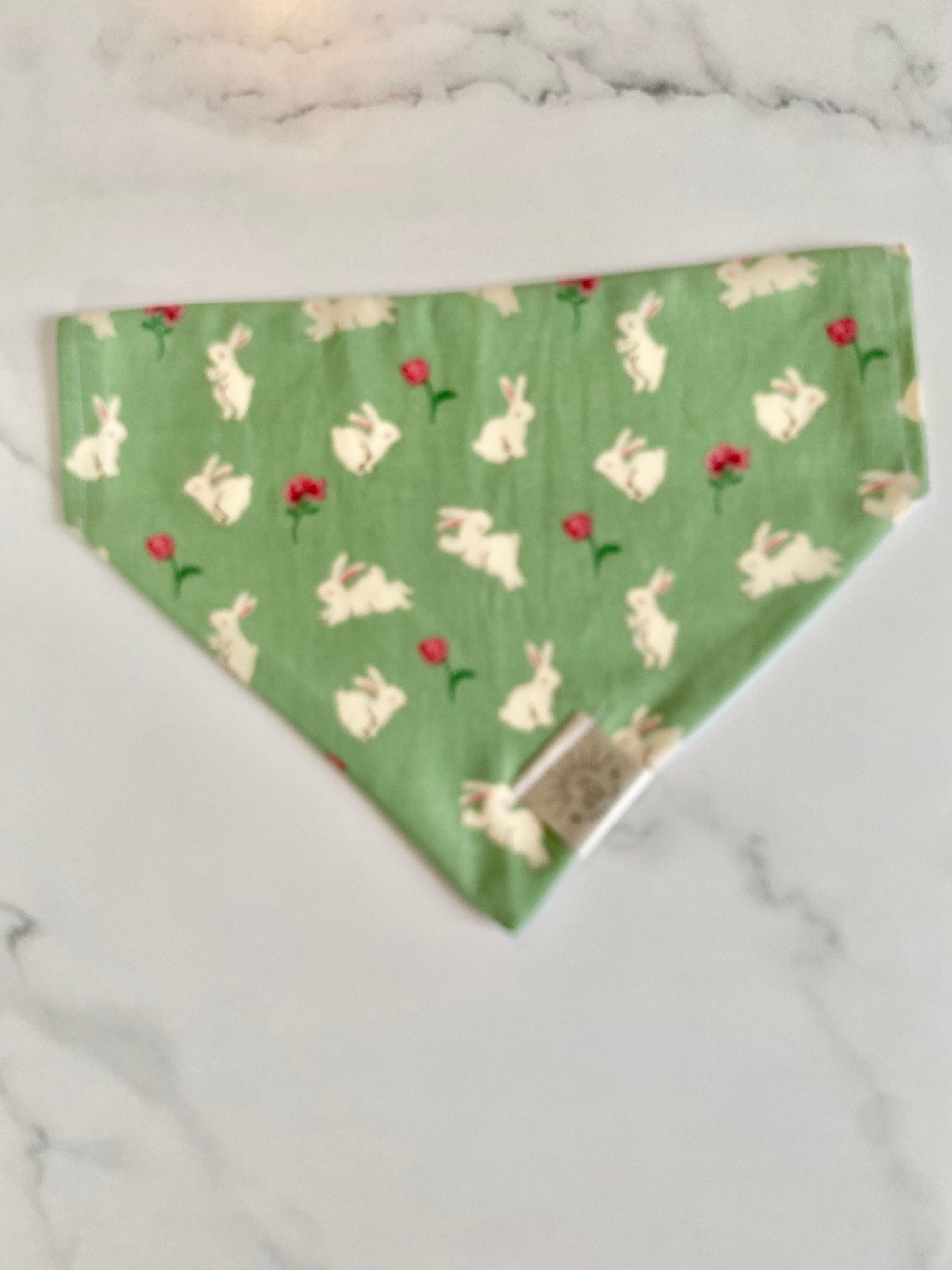 Over the Collar Dog Bandana- Easter Bunny-Easter-Easter Bunny Bandana-Personalized Dog Bandana-Customized Dog Bandana-Happy Easter Bandana