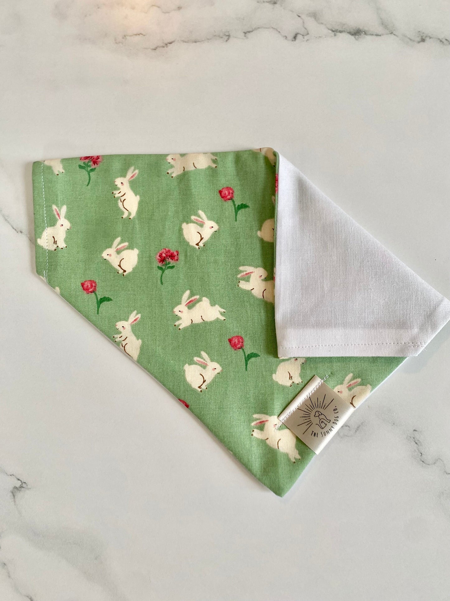 Over the Collar Dog Bandana- Easter Bunny-Easter-Easter Bunny Bandana-Personalized Dog Bandana-Customized Dog Bandana-Happy Easter Bandana