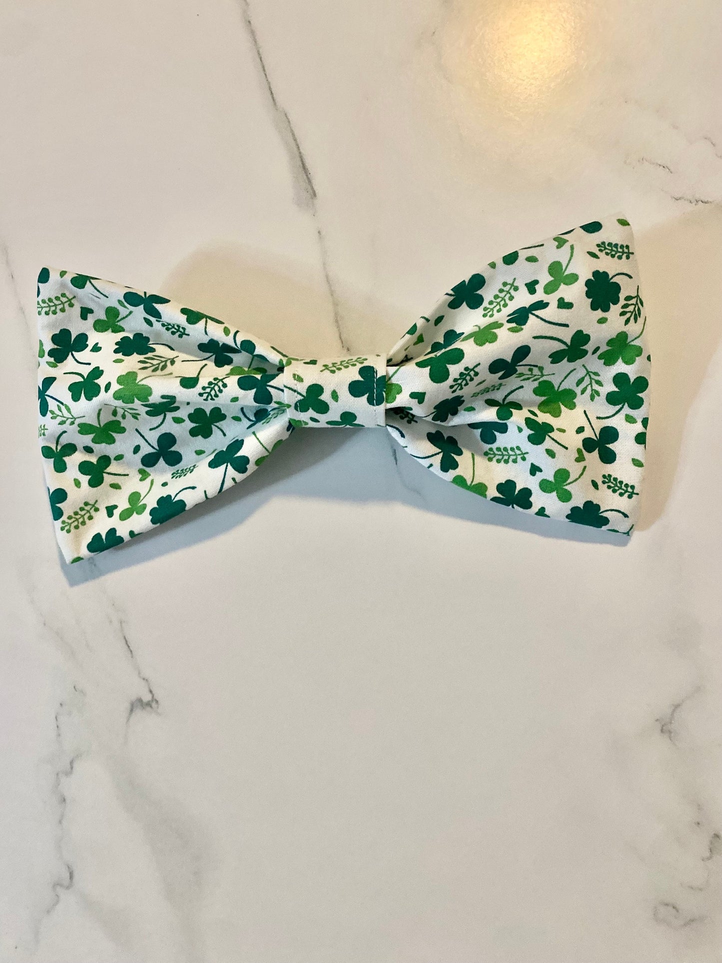 Over the Collar Dog Bow Tie-4 Leaf Clover Bow-Standard Bow-Sailor Bow-St. Patrick’s Day Dog Bandana-St. Paddy Day-Irish-St Patrick’s Day Gif