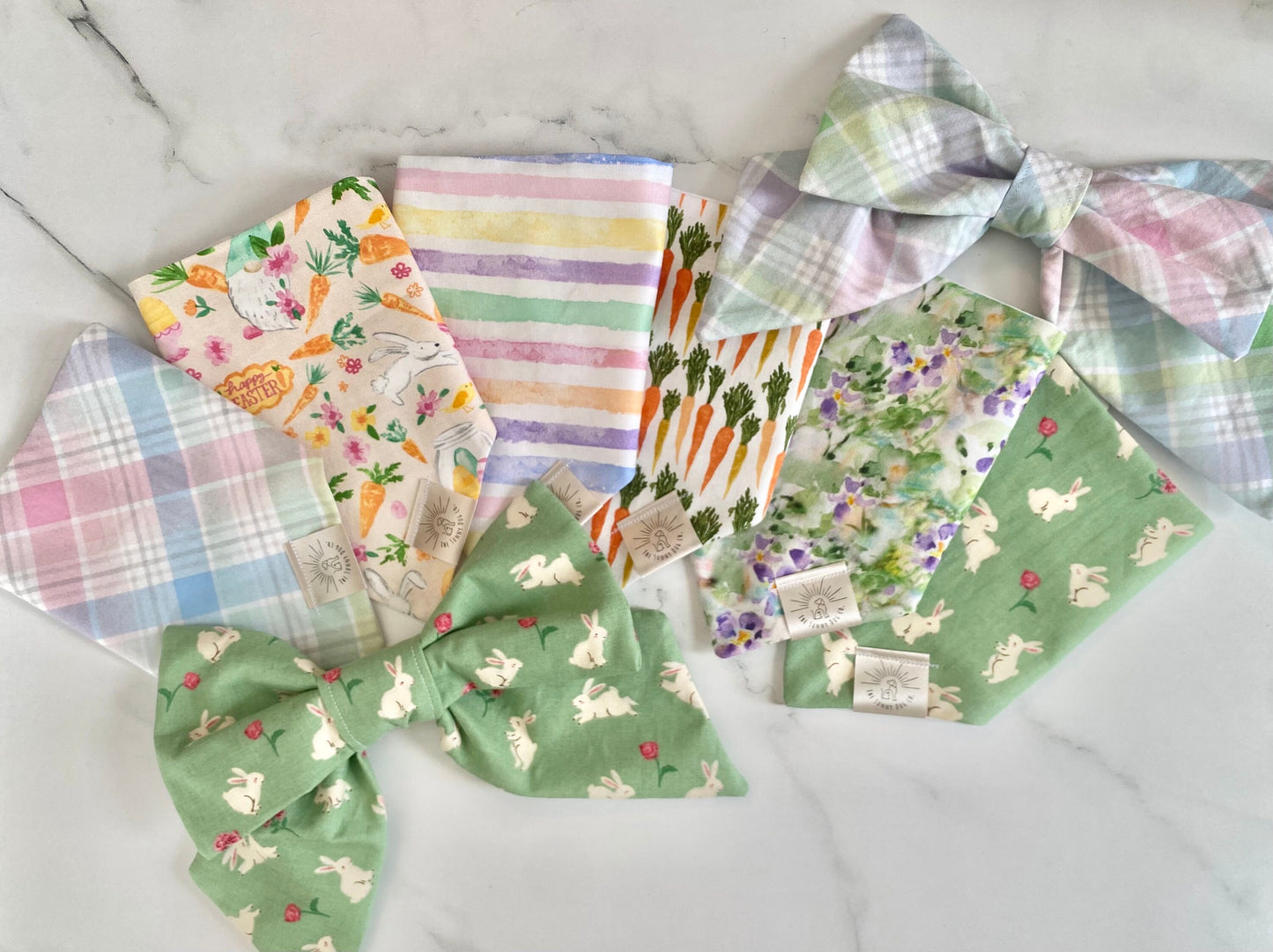 Over the Collar Dog Bandana- Easter Bunny-Easter-Easter Bunny Bandana-Personalized Dog Bandana-Customized Dog Bandana-Happy Easter Bandana