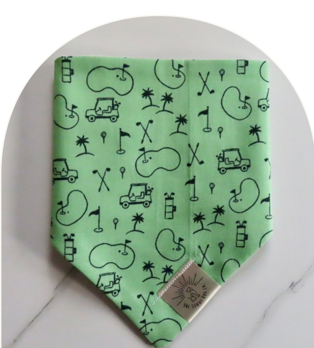 Golf Dog Bandana