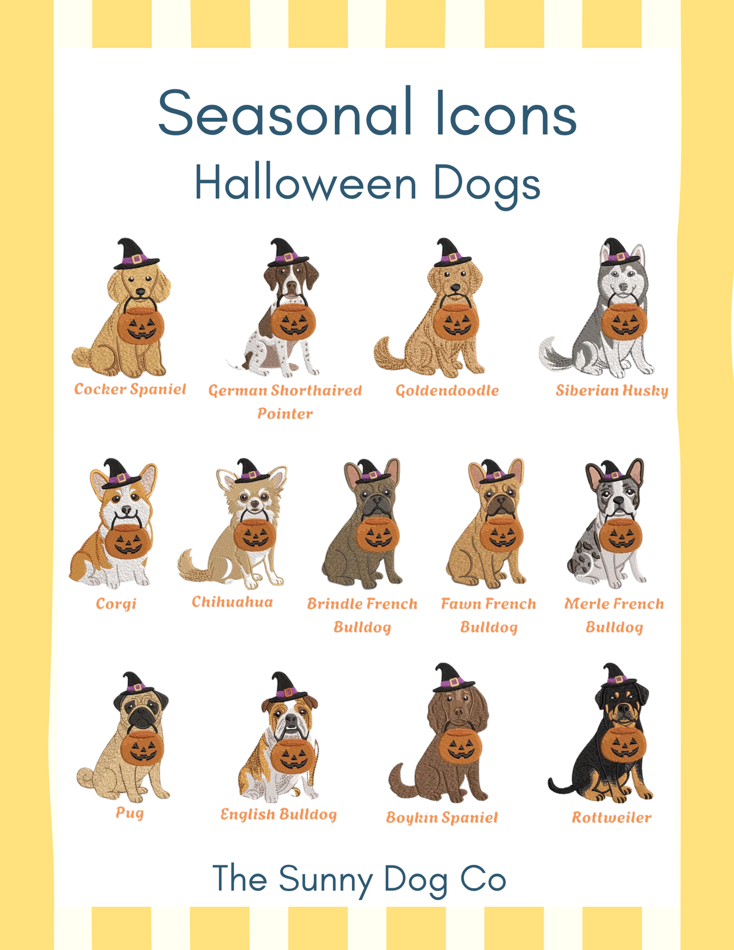Personalized Halloween Dog Wreath Sash | Halloween Door Decor