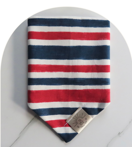 Navy & White Stripes