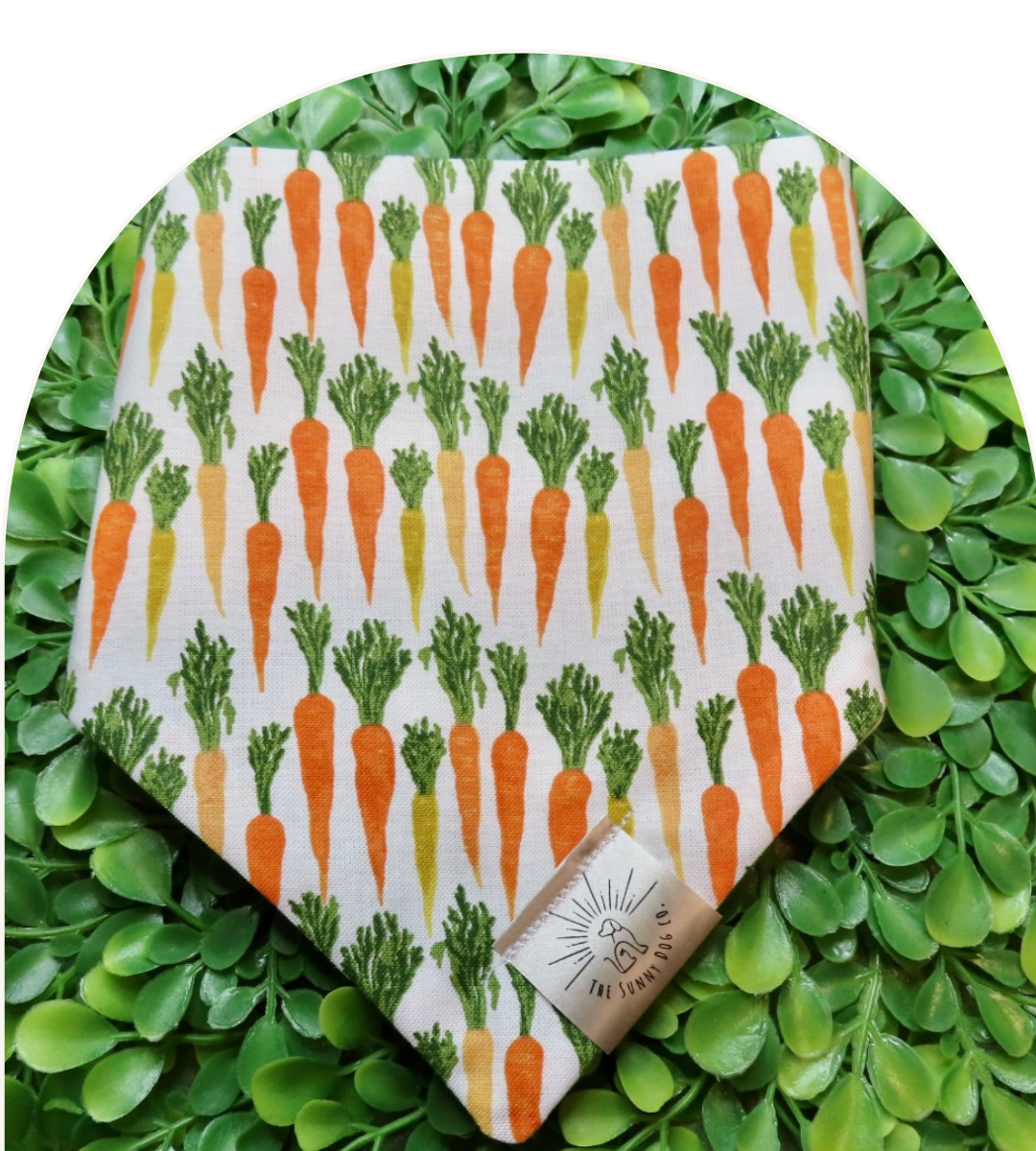 Carrot Patch Dog Bandana