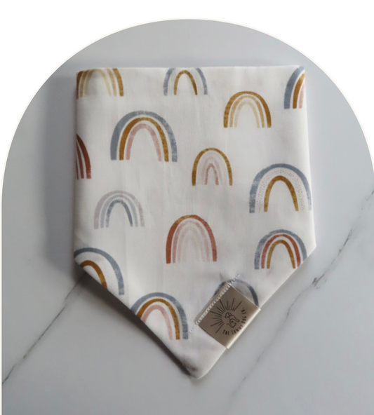 Neutral Rainbows Dog Bandana