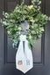 Woven Pumpkin Wreath Sash | Fall Door Decor | Pumpkin & Bow Wreath Ribbon
