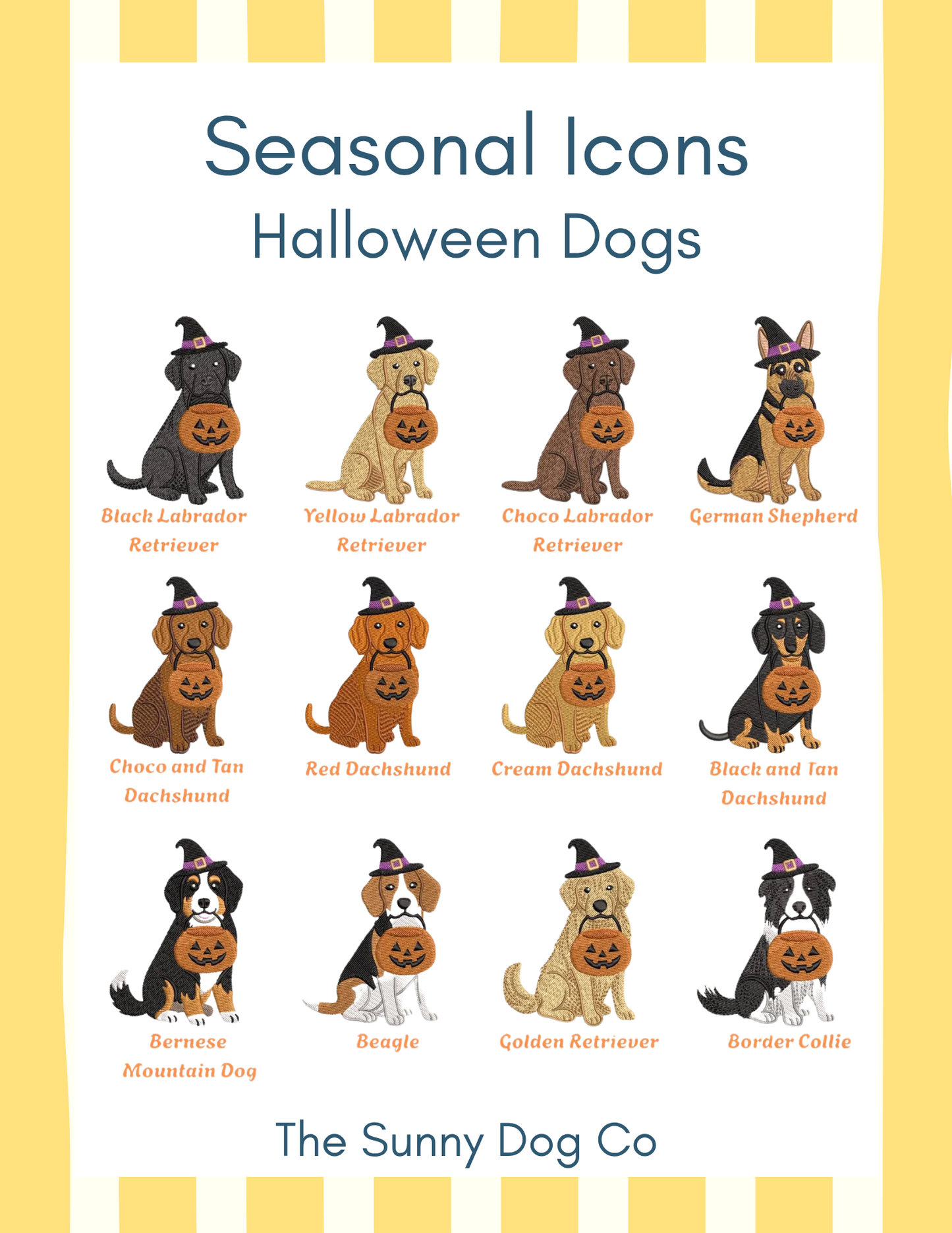 Personalized Halloween Dog Wreath Sash | Halloween Door Decor