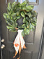 Football Wreath Sash | Fall Football Door Decor | Personalized Football Wreath Ribbon