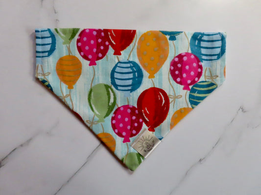 Birthday Bandana-Happy Birthday Balloons