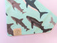 Over the Collar Dog Bandana-Seagulls-LG Sharks Dog Bandana-Beach Dog Bandana-Personalized Dog Bandana-Customized Dog Bandana-Beach Bandana