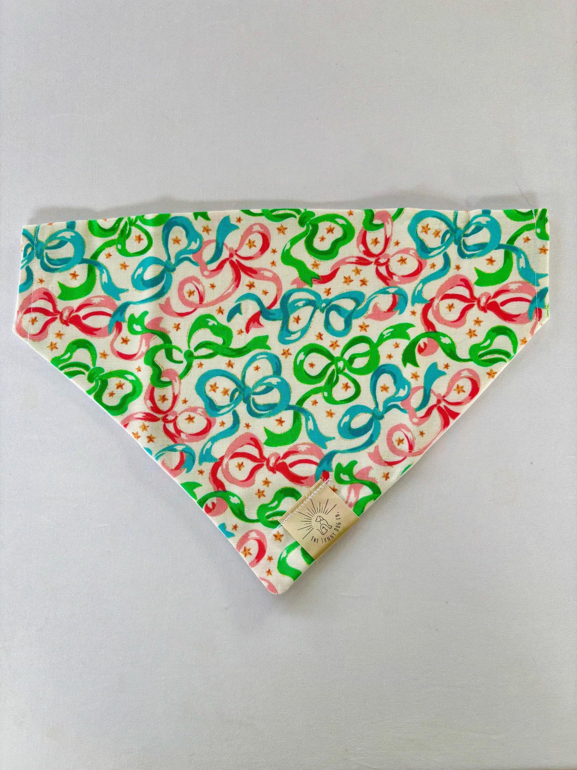 Over the Collar Dog Bandana-Bows-Girly Dog Bandana-Plaid-Valentine’s Day-Heart Bandana-Personalized Dog Bandana-Customized Dog Bandana-