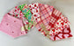 Over the Collar Dog Bandana-Bows-Girly Dog Bandana-Plaid-Valentine’s Day-Heart Bandana-Personalized Dog Bandana-Customized Dog Bandana-