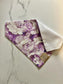 Over the Collar Dog Bandana-Purple Flower-Personalized Dog Bandana-Customized Dog Bandana-Dog Gift- Floral Bandana-Everyday Dog Bandana