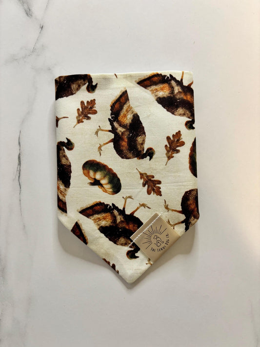 Over the Collar Dog Bandana-Thanksgiving-Personalized Dog Bandana-Customized Dog Bandana-Dog Gift-Thanksgiving Bandana-Fall Bandana