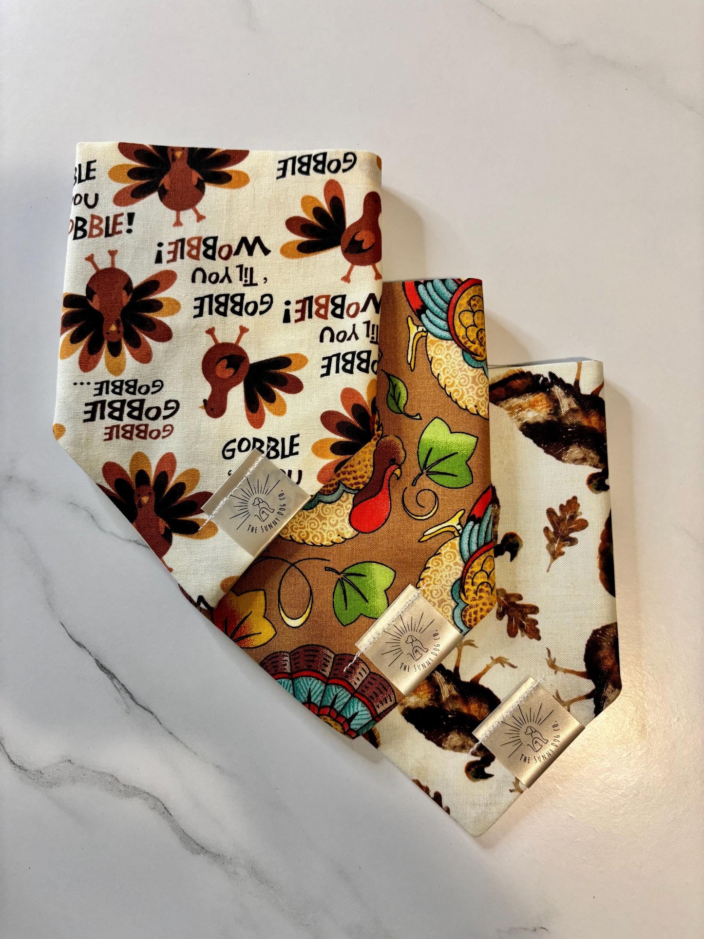 Over the Collar Dog Bandana-Thanksgiving-Personalized Dog Bandana-Customized Dog Bandana-Dog Gift-Thanksgiving Bandana-Fall Bandana