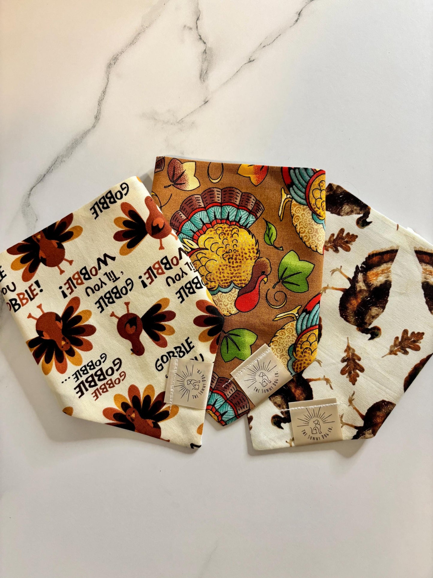 Over the Collar Dog Bandana-Thanksgiving-Personalized Dog Bandana-Customized Dog Bandana-Dog Gift-Thanksgiving Bandana-Fall Bandana