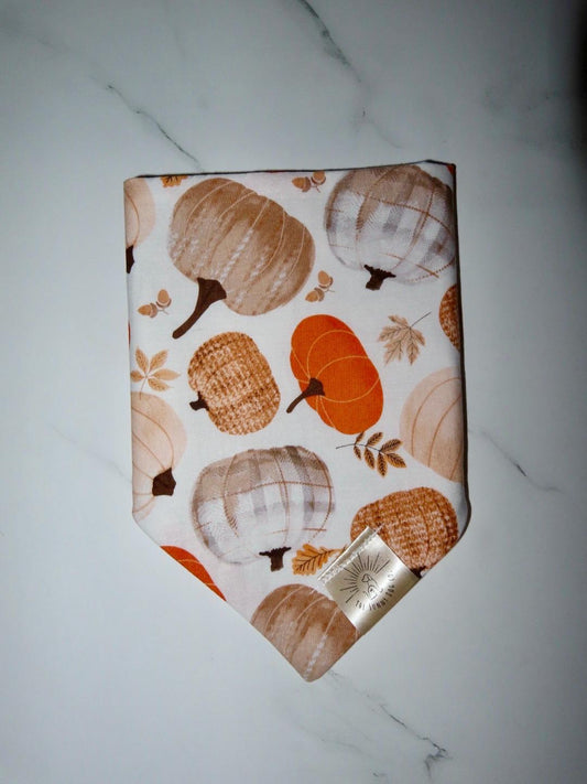 Over the Collar Dog Bandana-Pumpkins-Personalized Dog Bandana-Customized Dog Bandana-Dog Gift-Halloween Bandana-Fall Bandana-Spook