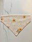 Sunshine Dog Bandana – Over-the-Collar, Personalized Print (Spring Shower Collection)