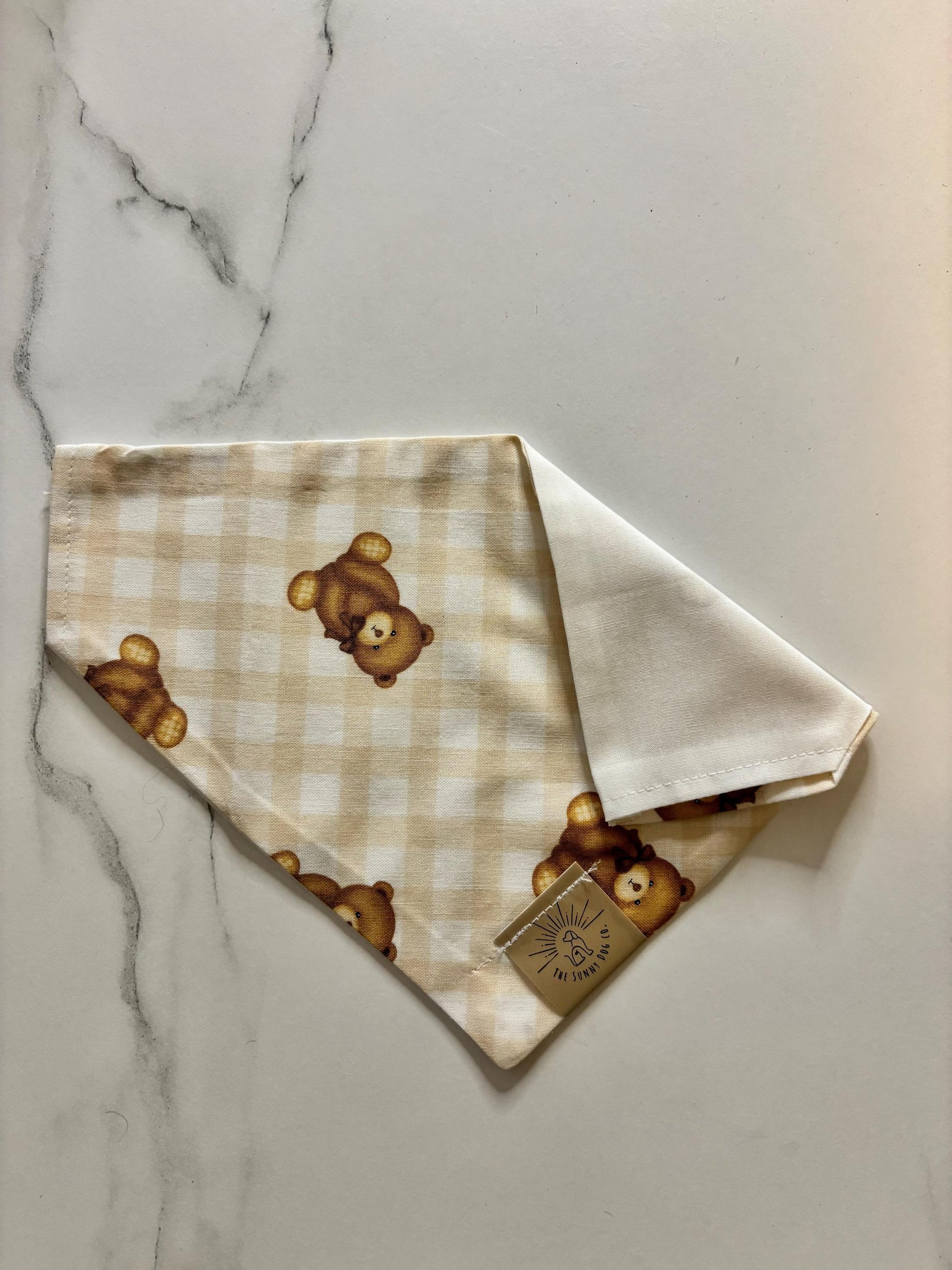 Over the Collar Dog Bandana-Teddy Bear-Personalized Dog Bandana-Customized Dog Bandana-Dog Gift- Baby Announcement-It's a Boy-It's a Girl