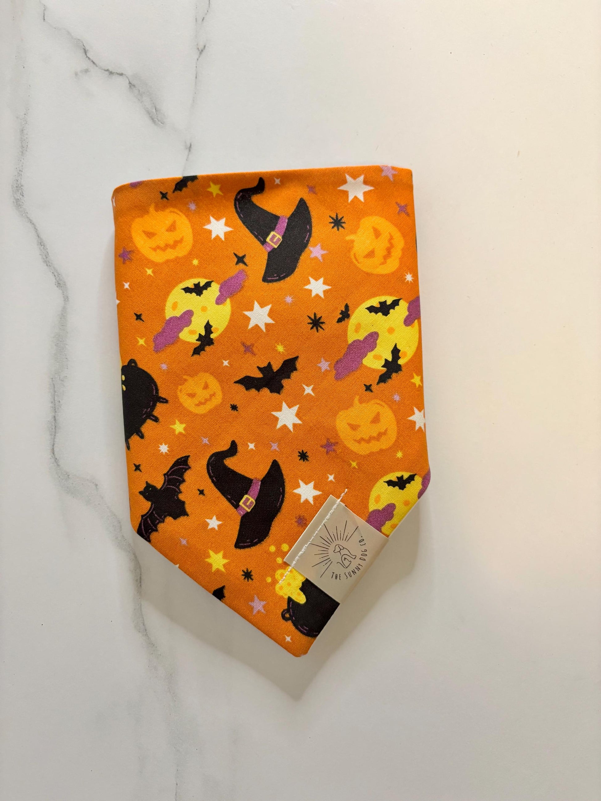 Over the Collar Dog Bandana-Halloween Night-Personalized Dog Bandana-Customized Dog Bandana-Dog Gift-Halloween Bandana-Fall Bandana-Spooky