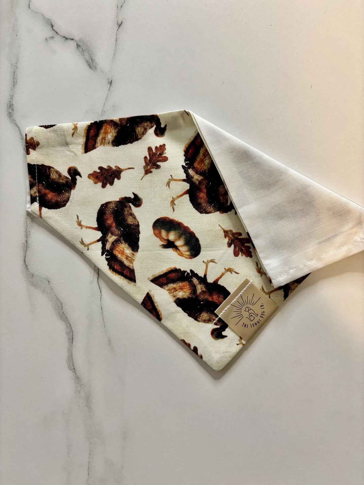 Over the Collar Dog Bandana-Thanksgiving-Personalized Dog Bandana-Customized Dog Bandana-Dog Gift-Thanksgiving Bandana-Fall Bandana