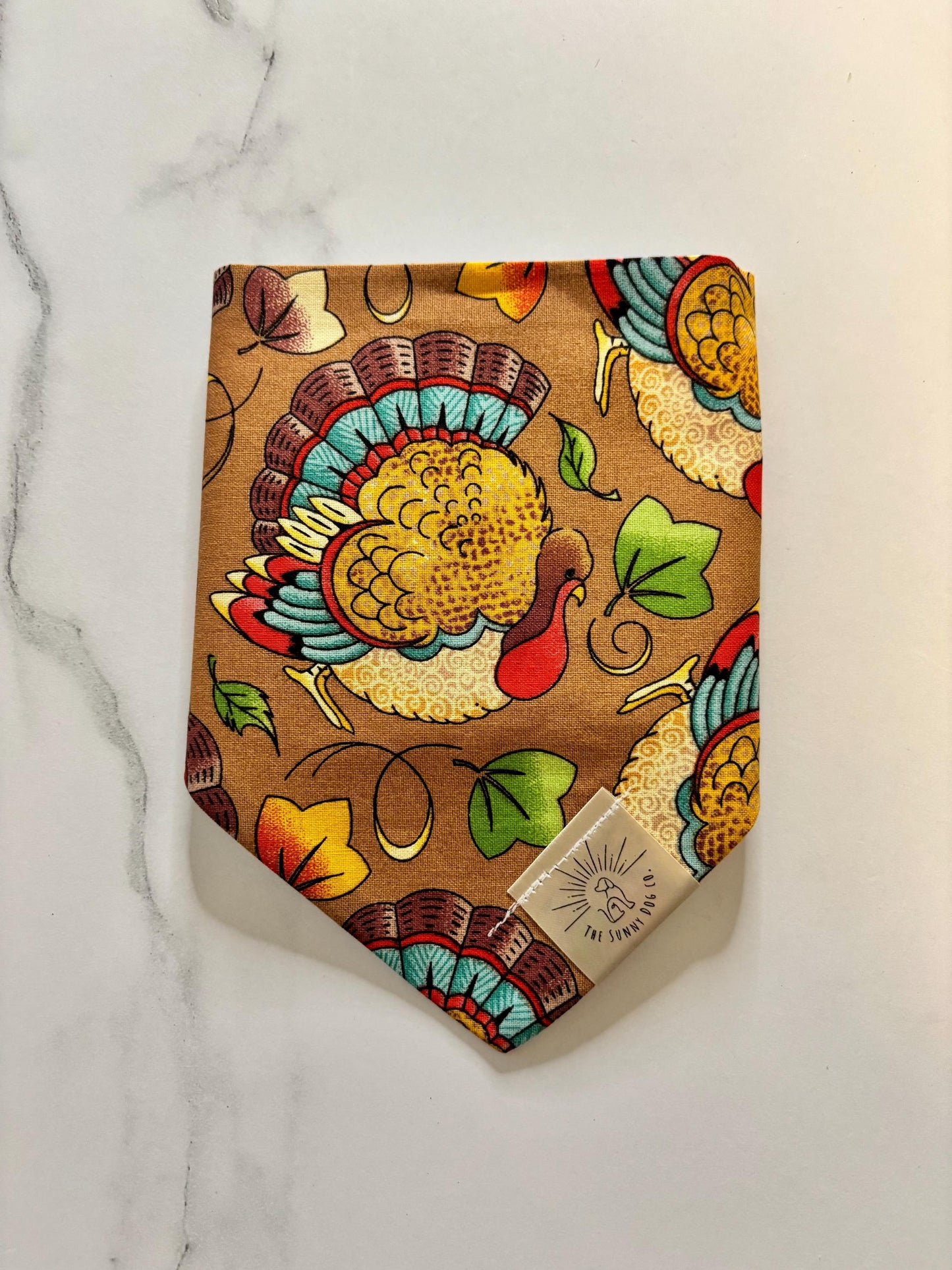 Over the Collar Dog Bandana-Turkey Turkey-Personalized Dog Bandana-Customized Dog Bandana-Dog Gift-Thanksgiving Bandana-Fall Bandana