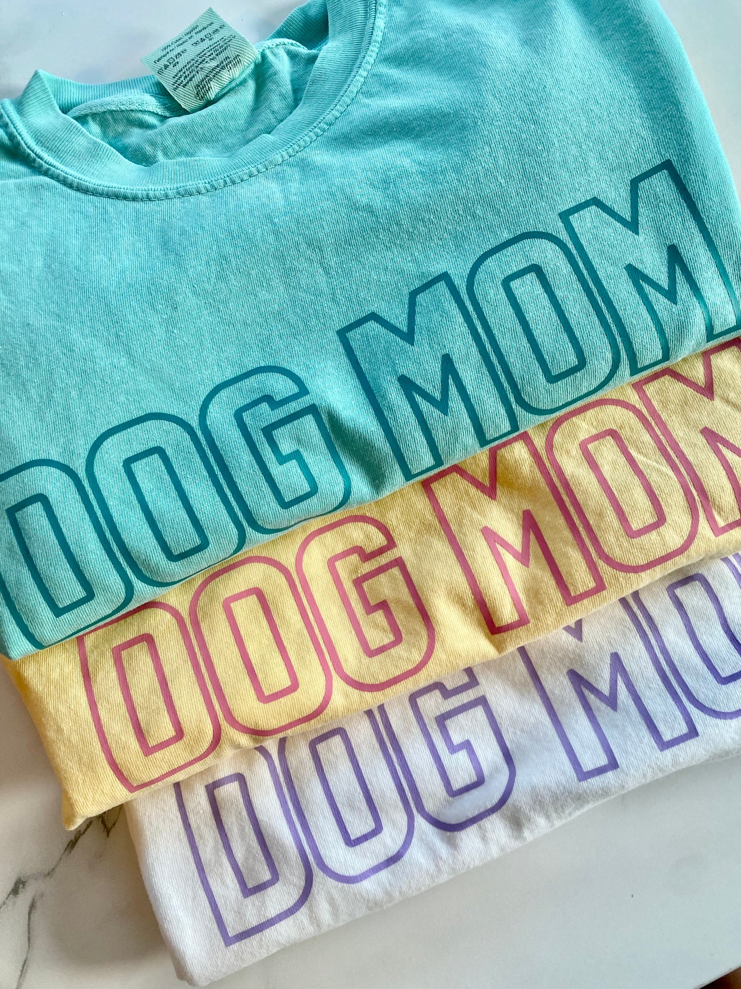 Dog Mom T-Shirt Teal