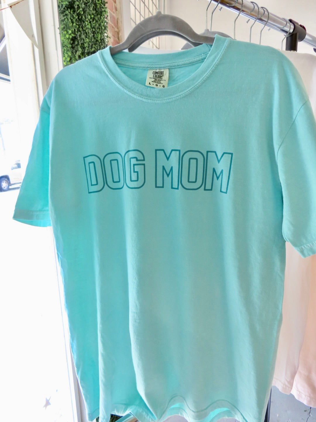 Dog Mom T-Shirt Teal