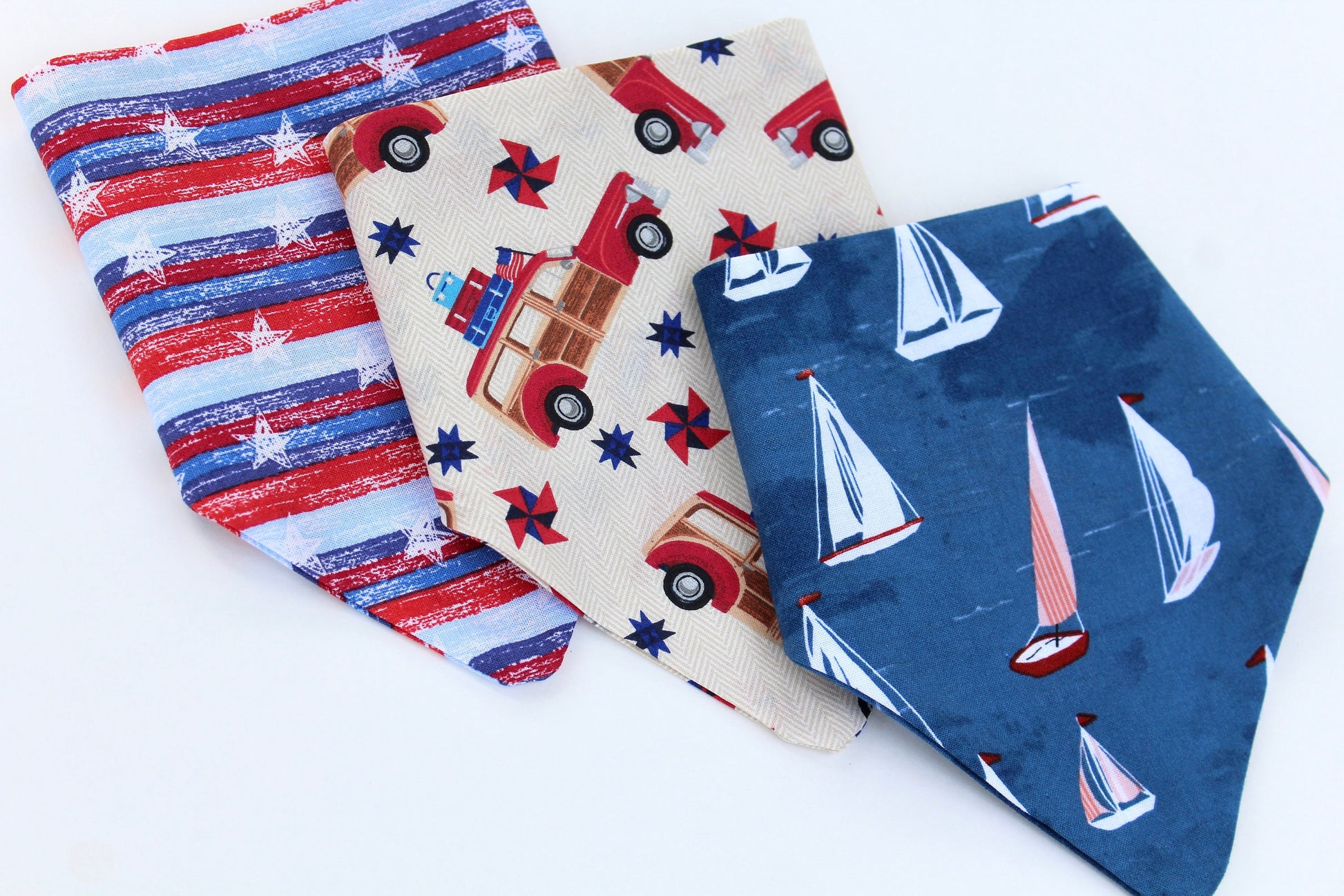 Over the Collar Dog Bandana-Wagon of Freedom-Dog Mom Gift-Personalized Dog Bandana-Customized Dog Bandana-Dog Gift-4th of July Dog Bandana