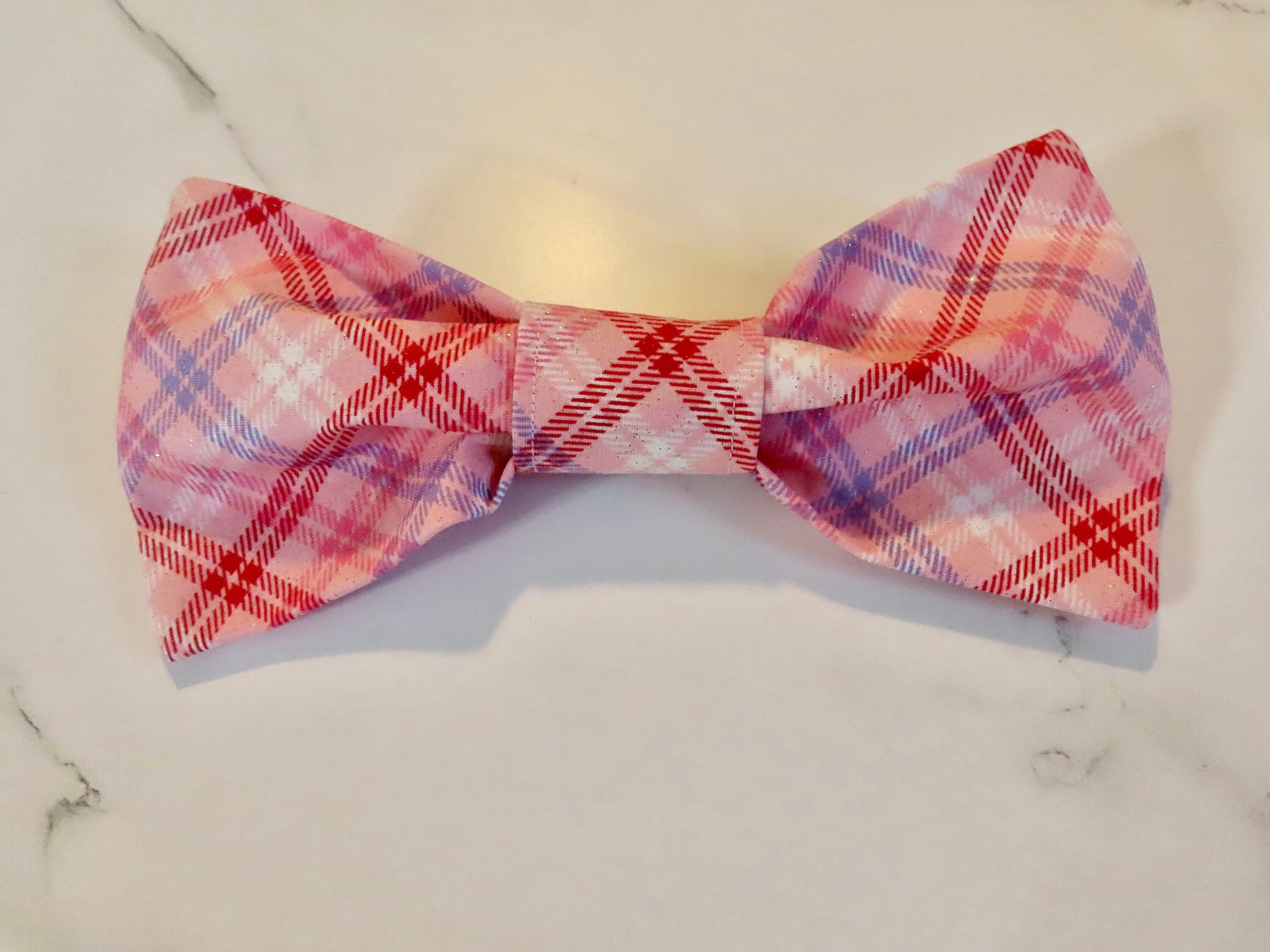 Over the Collar Dog Bow Tie-Valentines Plaid-Standard Bow-Sailor Bow-Valentine’s Day Dog Bow Tie-Valentines Dog Style-Valentine’s Dog Gift