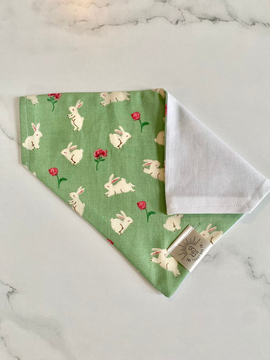Over the Collar Dog Bandana- Easter Bunny-Easter-Easter Bunny Bandana-Personalized Dog Bandana-Customized Dog Bandana-Happy Easter Bandana