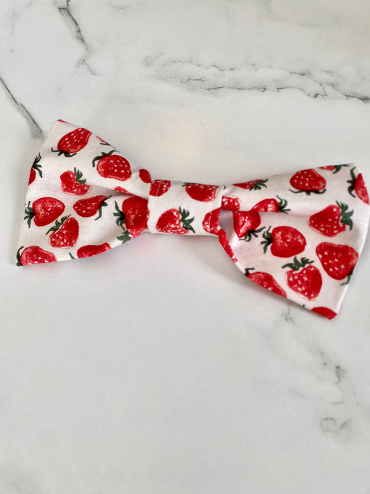 Over the Collar Dog Bow Tie-Strawberries Bow-Standard Bow-Sailor Bow-Sprinh Dog Bow Tie-Fruity Dog Bandana-Spring Bow Tie