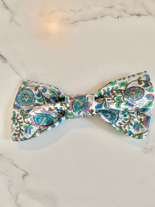 Over the Collar Dog Bow Tie-Spring Paisley Bow Tie-Standard Bow-Sailor Bow-Spring Dog Bow Tie-Floral Dog Bandana-Spring Bow Tie
